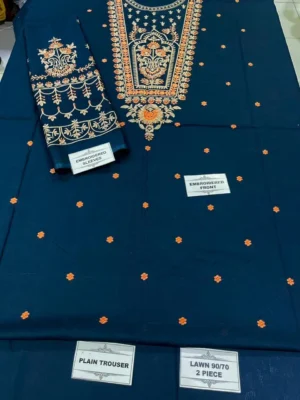 2 Pcs Women's Unstitched - Image 2