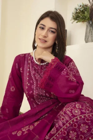 3 Pc Unstitched Embroidered Suit