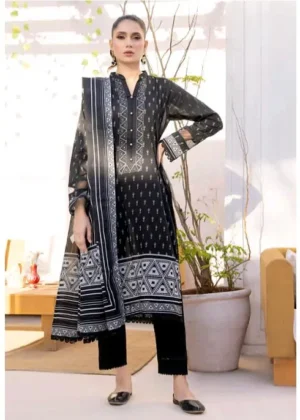 3 Pc Unstitched Printed Suit